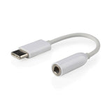 Cablexpert | USB type-C plug to stereo 3.5 mm audio adapter cable, White | A-CM-3.5F-01