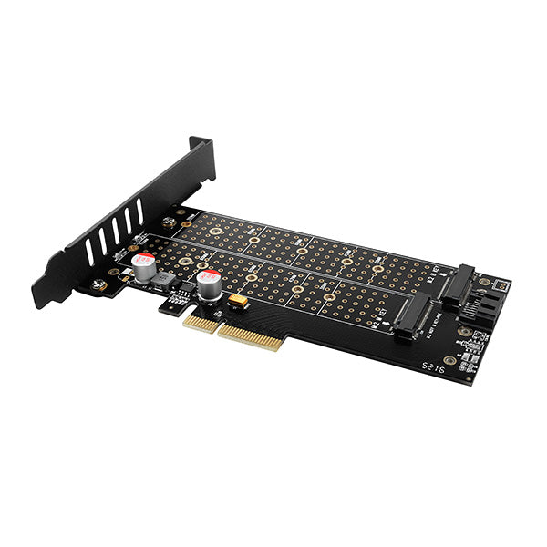 AXAGON PCIe NVMe with SATA M.2 adapter | PCEM2-DC