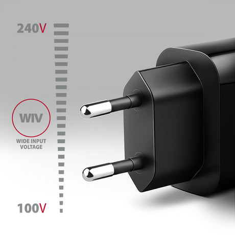 AXAGON Wallcharger 1x port USB-A, QC3.0/AFC/FCP/Apple, 18W | ACU-QC18