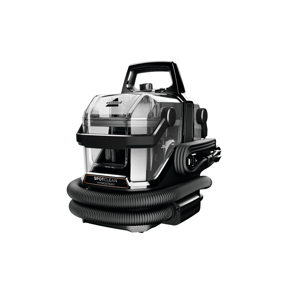 Bissell | Portable Carpet and Upholstery Cleaner | SpotClean HydroSteam Select | Corded operating | Washing function | 1000 W | Black