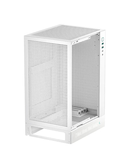 Deepcool PC Gaming Case | CH170 DIGITAL | Mini ITX | ATX PS2 | White