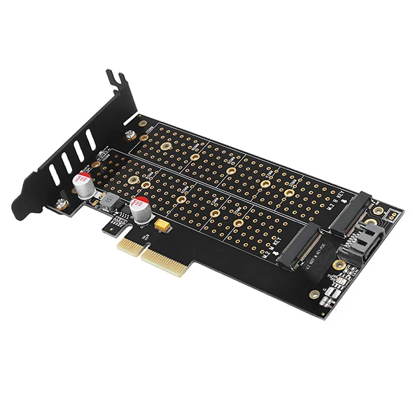 AXAGON PCIe NVMe with SATA M.2 adapter | PCEM2-DC