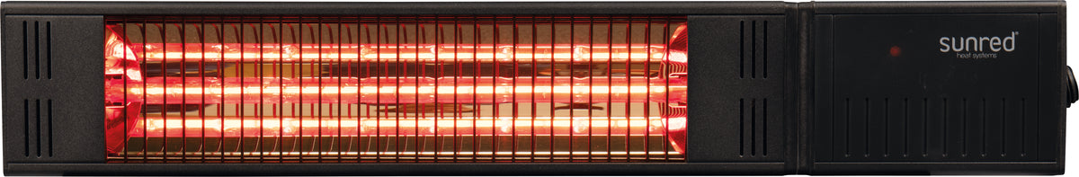 SUNRED | Heater | RDS-15W-B, Fortuna Wall | Infrared | 1500 W | Black | IP55
