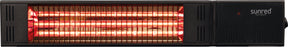 SUNRED | Heater | RDS-15W-B, Fortuna Wall | Infrared | 1500 W | Black | IP55