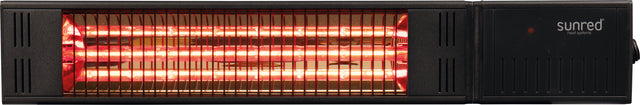 SUNRED | Heater | RDS-15W-B, Fortuna Wall | Infrared | 1500 W | Black | IP55