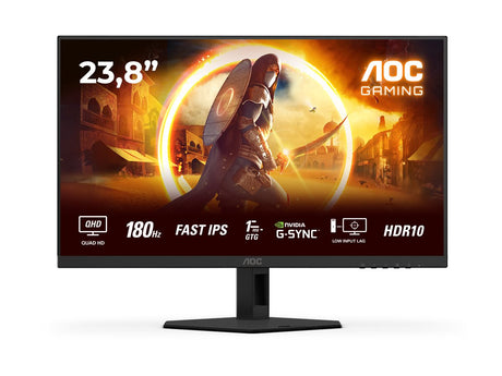 AOC | AGON Q24G4RE | 24 " | Fast IPS | QHD | 16:9 | 180 Hz | 1 ms | 2560 x 1440 pixels | 300 cd/m² | HDMI ports quantity 1 | Black