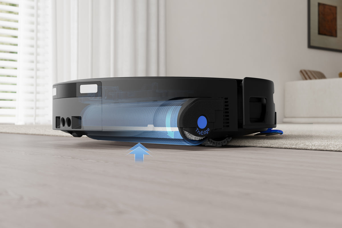 Ecovacs DEEBOT T90S PRO OMNI Vacuum Cleaner,Robot,Wet&Dry,40000Pa,TruEdge 3.0,ZeroTangle 4.0,OZMO Roller 3.0,Black+OMNI Auto-Empty Station | Ecovacs