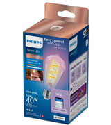 Philips Smart WiFi Filament Clear ST64 470Lm RGB | E27 | 6.3 W | RGB light | Bluetooth, Wi-Fi