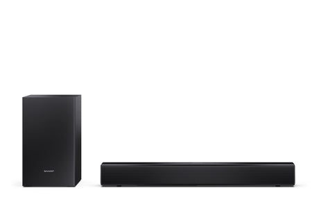 Sharp Compact 2.1 Soundbar with Wireless Subwoofer | HT-SBW121 | 240 W | Bluetooth | Wireless connection | Black