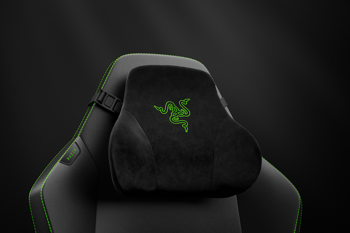 Razer Iskur V2 NewGen | Ergonomic Gaming Chair with Breathable Comfort | Black/Green