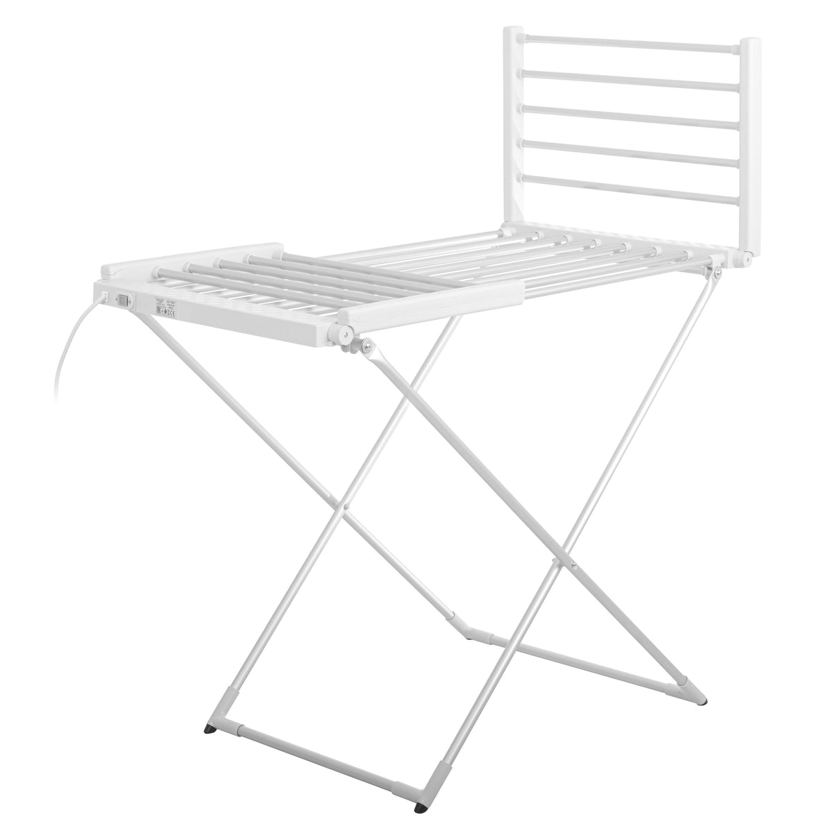 Adler | Foldable electric clothes drying rack | AD 7821 | 220 W | Silver/White