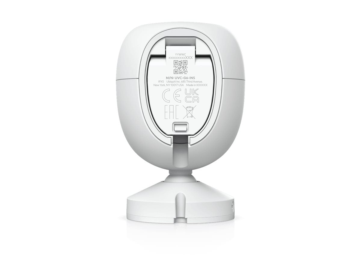Ubiquiti | Plug-and-play, 4K WiFi-connected camera | UVC-G6-INS-W | 8 MP | Fixed | IPX5