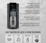 Caso | Turbo Hot Water Dispenser | HW 616 | Water Dispenser | 2600 W | 2.5 L | Plastic/Stainless Steel | Black/Stainless Steel