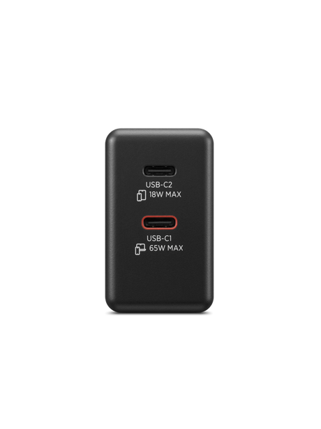 Lenovo Dual USB-C 65W GaN Charger | Charger | USB-C | 65 W