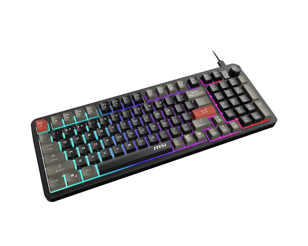 MSI FORGE GK110 US | Gaming keyboard | Wired | US | Membrane | Black