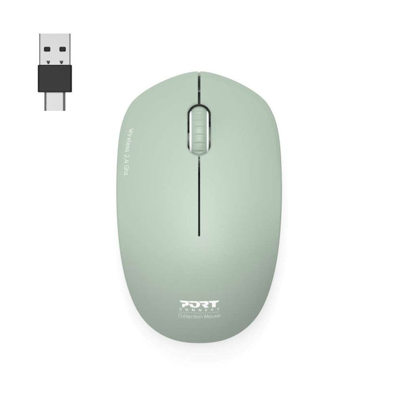 PORT CONNECT Mouse | Collection II | Wireless | 2.4 GHz | Vert Olive