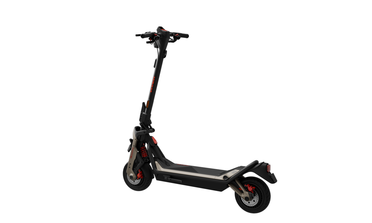 Segway | Superscooter GT3 Pro | Electric Scooter | Max 2 x 3500W W | Up to 80 km/h | 11 " | Black and Gold