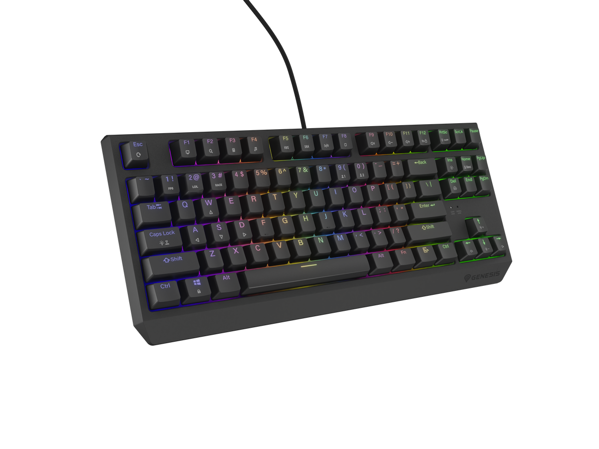 Genesis | THOR 230 TKL | Mechanical Gaming Keyboard | Wired | US | Linear | Black | RGB