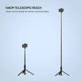 Fixed Creator Snap long tripod with wireless trigger, 1.46 m | Tripod | ABS/PC/Aluminum metal | Black