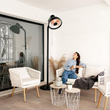 Cecotec ReadyWarm 21000 Carbon Focus | Infrared Heater | 2100 W | Number of power levels 3 | Suitable for rooms up to 20 m² | Black | IP24