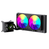 Gamemax CPU Liquid Cooler | GLACIER 240 LCD BK | Black