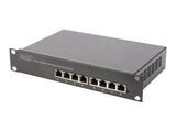 Digitus | 8-port Gigabit Ethernet PoE switch | DN-95317 | Unmanaged | Rackmountable | Power supply type Internal