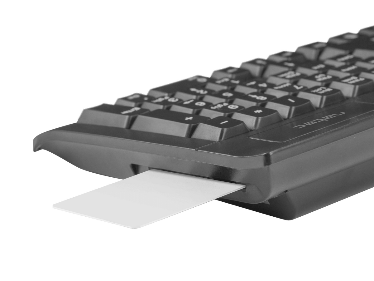 Natec | Moray | Keyboard with Smart ID card reader | Wired | US | Black