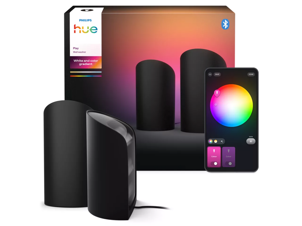 Philips Hue Play wall washer, 2-pack, EU/UK | Coloured and white light (RGBW) | Bluetooth, Zigbee