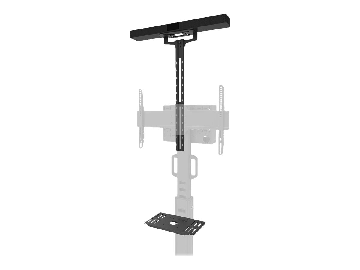 Neomounts AV1-825BL Videobar and multimedia kit - universal | Adjustable Height | Maximum weight (capacity) 9 kg | Black
