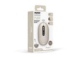 PORT CONNECT Mouse | PURE MAC | Wireless | Bluetooth | Beige Perle