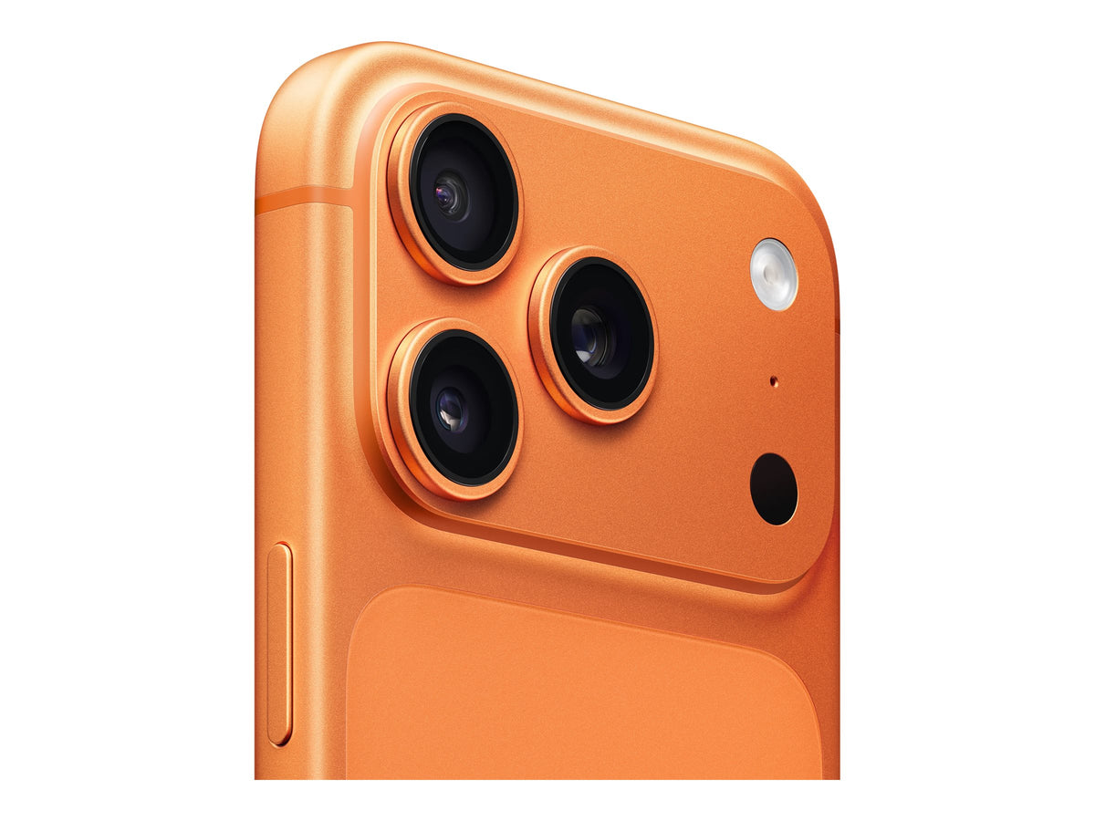 Apple | iPhone 17 Pro | Cosmic Orange | 6.3 " | 2622 x 1206 pixels | OLED | A19 Pro | Internal RAM 12 GB | 512 GB | Dual SIM | Nano SIM | 5G | Main camera resolution 48 MP | iOS 26 | Secondary camera resolution 48 MP