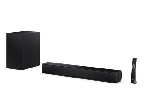 Sharp Compact 2.1 Soundbar with Wireless Subwoofer | HT-SBW121 | 240 W | Bluetooth | Wireless connection | Black