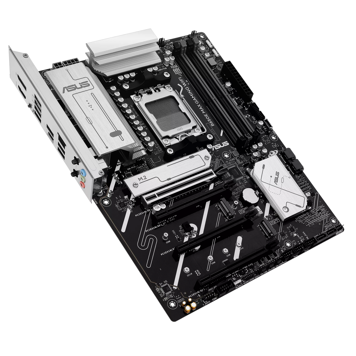 Asus B650E MAX GAMING WIFI | Processor family AMD | Processor socket AM5 | DDR5 | Supported hard disk drive interfaces SATA, M.2 | Number of SATA connectors 4