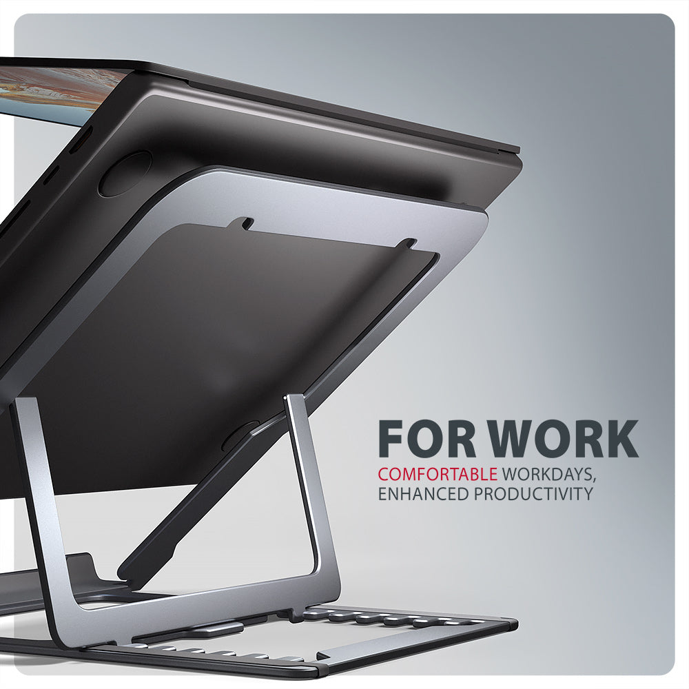 AXAGON STND-LAG stand for laptops and tablets | Adjustable Height, Angle | 10-17.3 " | Maximum weight (capacity) 20 kg | Grey