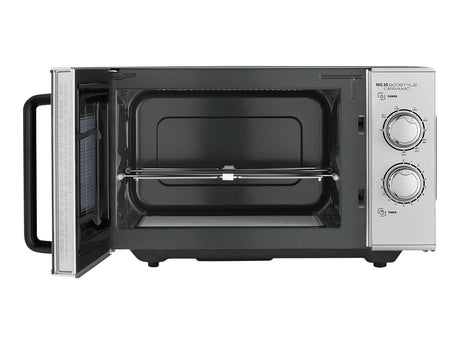Caso | Ceramic Microwave Oven with Grill | MG 25 Ecostyle | Free standing | 900 W | 25 L | Grill | Silver