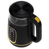 Adler Kettle with LED Display | AD 1305 | Electric | 2200 W | 1.7 L | Plastic | 360° rotational base | Black/Gold