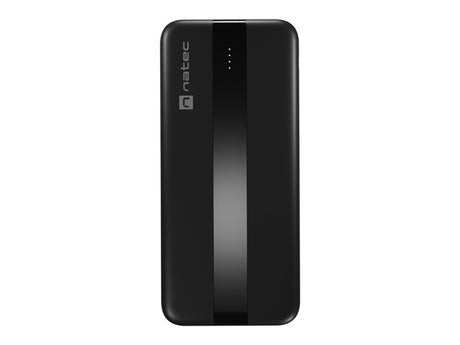 Natec Power Bank | Trevi Slim Q V2 | 10000 mAh | Black