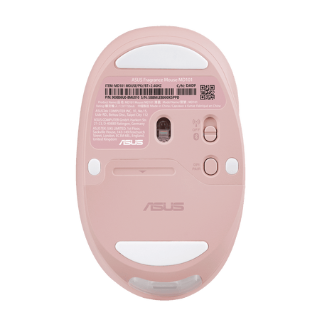 Asus Fragrance MD101 | Mouse | 2.4 GHz, Bluetooth | Rose Clay