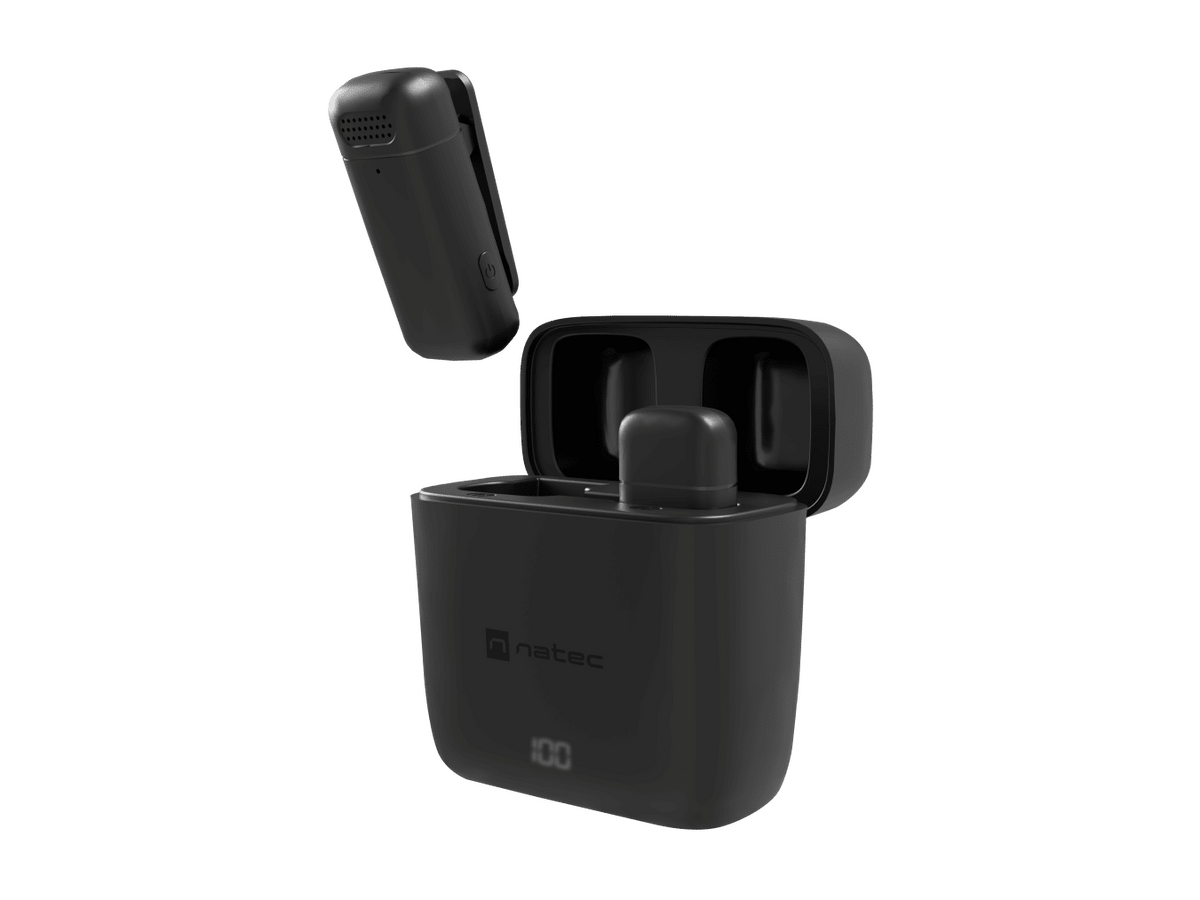 Natec | Microphone | NMI-2255 | Hopper | Black | Noise reduction