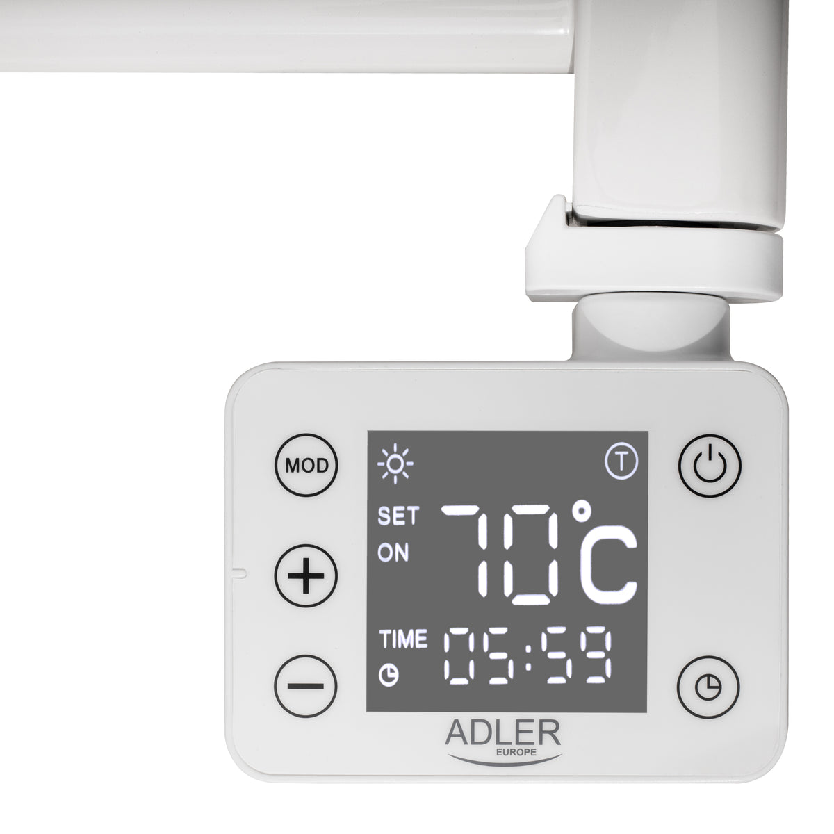 Adler LED Electric Bathroom Radiator | AD 7823 | Radiator | 400 W | White | IP24