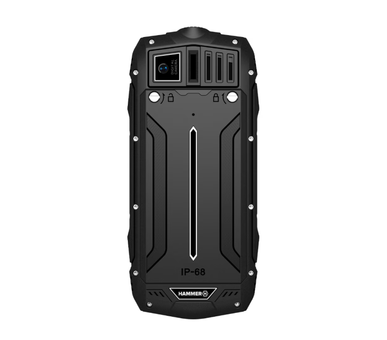 Hammer | Rock | Black | 2.4 " | TFT | 32 MB | 32 MB | Dual SIM | Bluetooth | 3.0 | Main camera resolution 0.3 MP | 1800 mAh