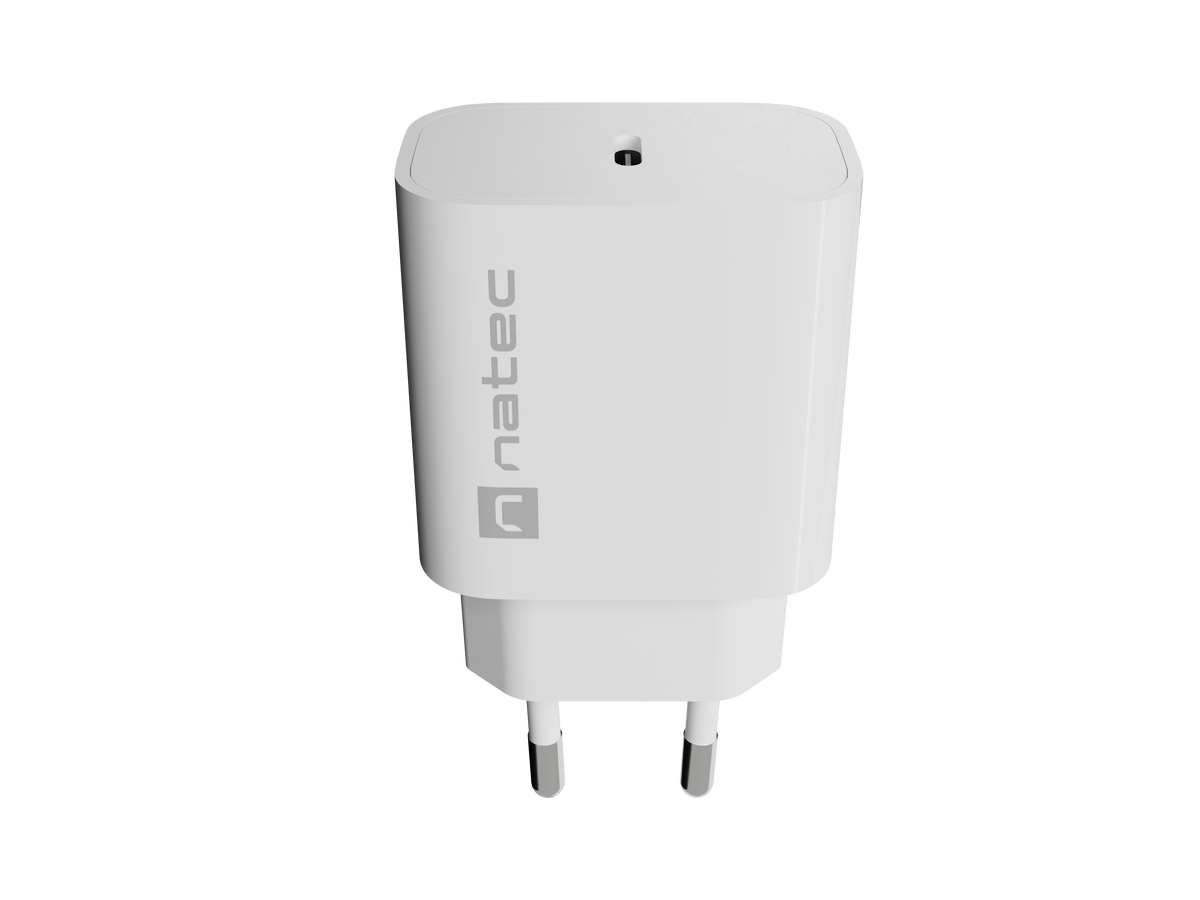 Natec Ribera USB Charger 1X USB-C 20W, White