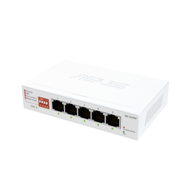 Asus | QG-U1050 | Switch, 5-port | Unmanaged | Desktop
