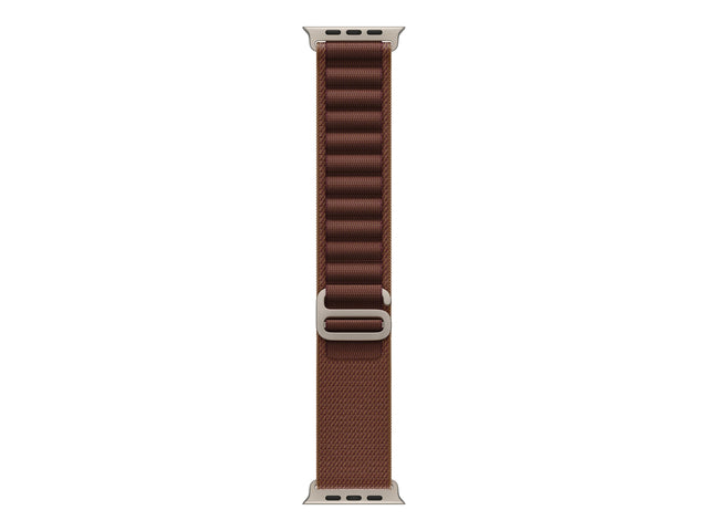 APPLE 49mm Burgundy Alpine Loop - Small - Natural Titanium Finish | Apple