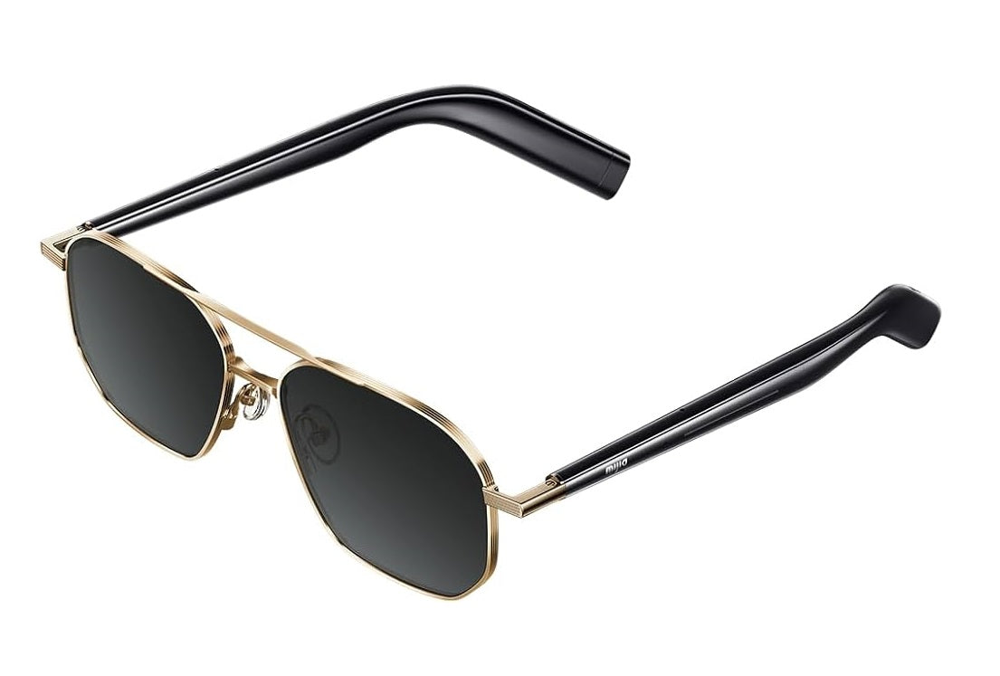 Xiaomi | Smart Audio Glasses | Mijia Pilot-Style | Bluetooth | Open-Ear | Microphone | Gold | Noise canceling | Wireless