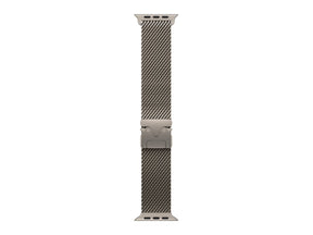 APPLE 49mm Natural Titanium Milanese Loop - Small | Apple