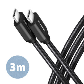 AXAGON | Data and charging USB 3.2 Gen1 cable, 3 m | BUCM3-CM30AB | USB Type C - USB Type C