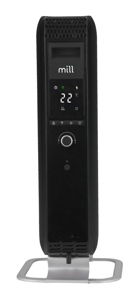 Mill | Heater | OIL1500WIFI3 Gentle Air | Oil Filled Radiator | 1500 W | Suitable for rooms up to 22 m² | Black