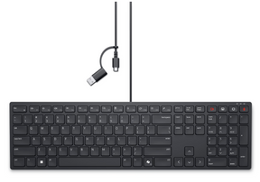 Dell | KB525C | Keyboard | Wired | Russian | Black