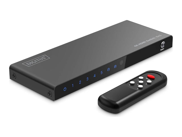 Digitus 8K HDMI Switch, 5x1 | DS-55334 | Black